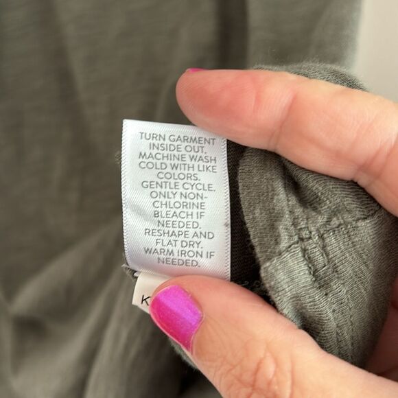 J. Jill Womens Tunic Size Sm Green Lace Round Neck Long Sleeve Top! - Picture 7 of 10